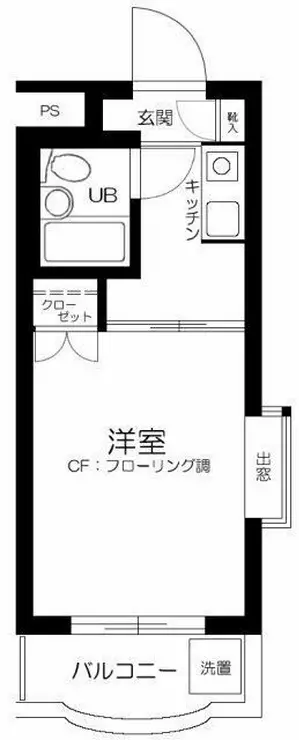 ハイタウン新丸子NO.2 2階階 間取り