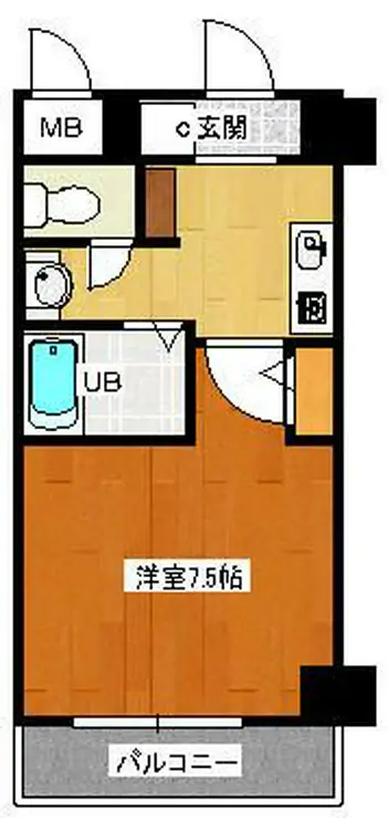 サンクレール立川 1階階 間取り