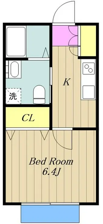 プレ・デ・ガール百合ヶ丘5 2階階 間取り