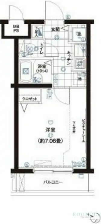 ガリシア江古田 2階階 間取り
