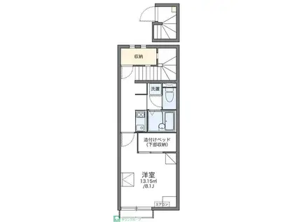 レオネクストエンブレム並榎(1K/2階)の間取り写真