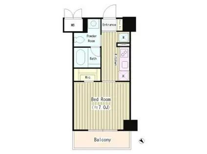 GRACE VILLA 御茶ノ水(1K/7階)の間取り写真