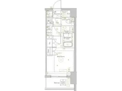 DIPS金町レジデンス(1K/3階)の間取り写真