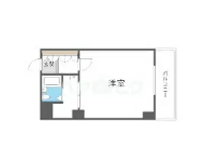 GRAN PINO 桃山台(ワンルーム/7階)の間取り写真