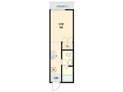 グラン・エスペランサ(ワンルーム/3階)の間取り写真