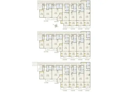 ラ・コンシェリー東千葉(1LDK/3階)の間取り写真