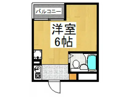 オークビル(ワンルーム/5階)の間取り写真