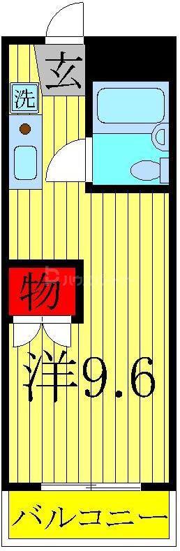 アズ天王台レジデンス(1K/1階)の間取り写真