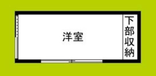万葉ビル(ワンルーム/2階)の間取り写真