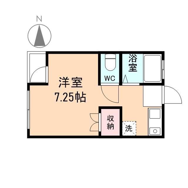 フォレストグリーンヴィラ(1K/2階)の間取り写真