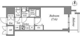 SHOKEN RESIDENCE名古屋(1K/6階)の間取り写真