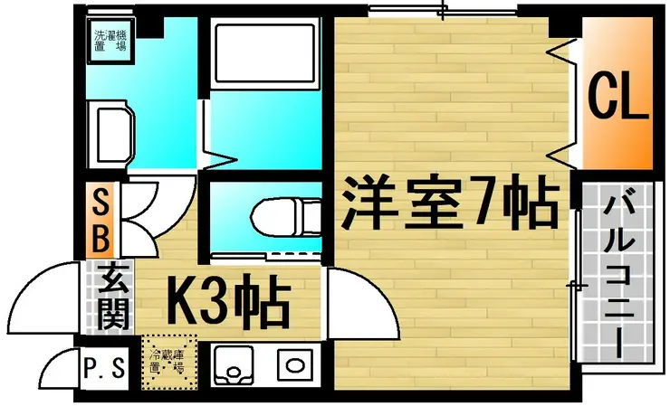 カーサビアンカ 3階階 間取り