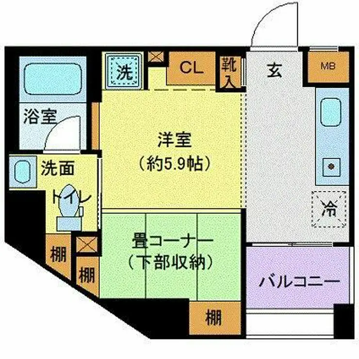 グランドコンシェルジュ藤沢 6階階 間取り