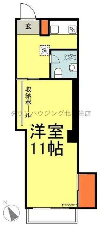 リバーパーク桜木 12階階 間取り