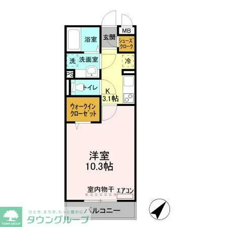 アヴニール21 3階階 間取り