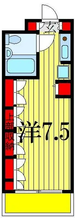 鎌ヶ谷ハイツ 2階階 間取り