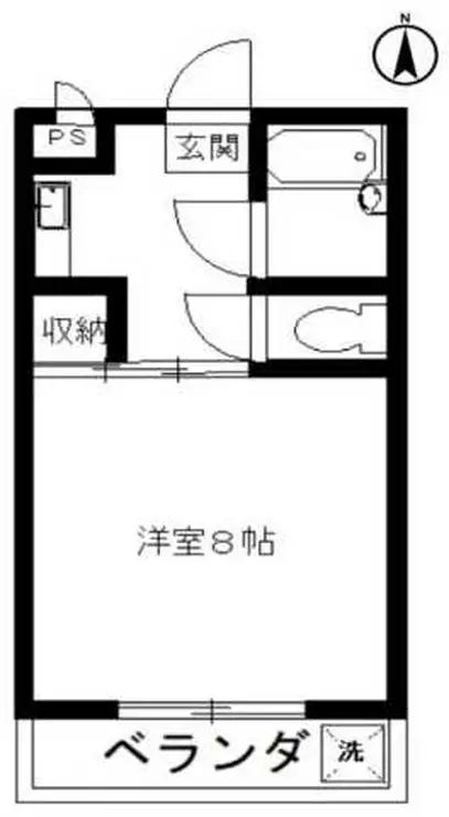 松屋コーポ 2階階 間取り