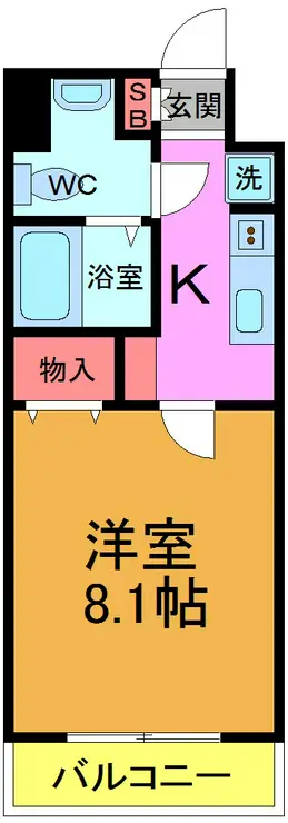 ウインズ妙典 1階階 間取り