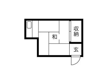 メゾン川名公園(ワンルーム/2階)の間取り写真