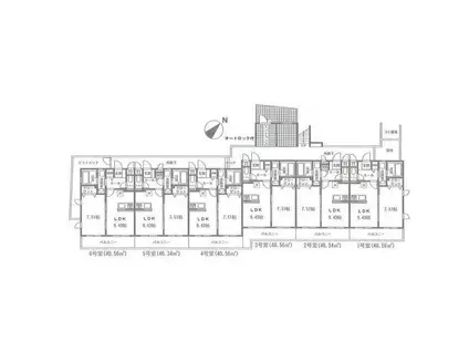 グランド-ル青葉(1LDK/2階)の間取り写真