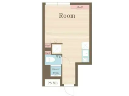 SEELE新小岩 (ワンルーム/3階)の間取り写真