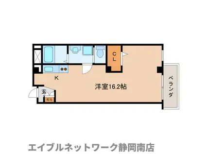 オラシオン南町(ワンルーム/4階)の間取り写真