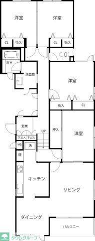 TS GARDEN中野新井薬師前(4LDK/2階)の間取り写真