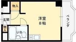 モンシャンブル(ワンルーム/1階)の間取り写真