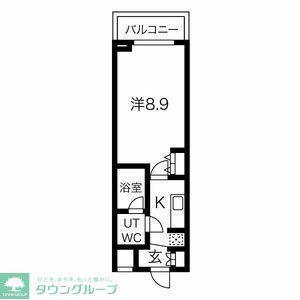 スパシエ スタイル 練馬春日町(1K/4階)の間取り写真
