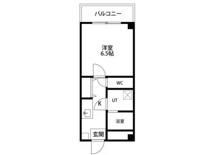 フローレス11番館(1K/3階)の間取り写真