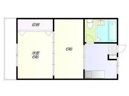 新宿MKビル(1LDK/11階)の間取り写真