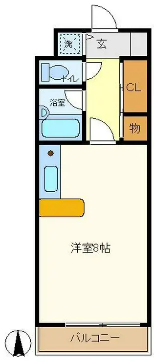 マンション戸田 1階階 間取り