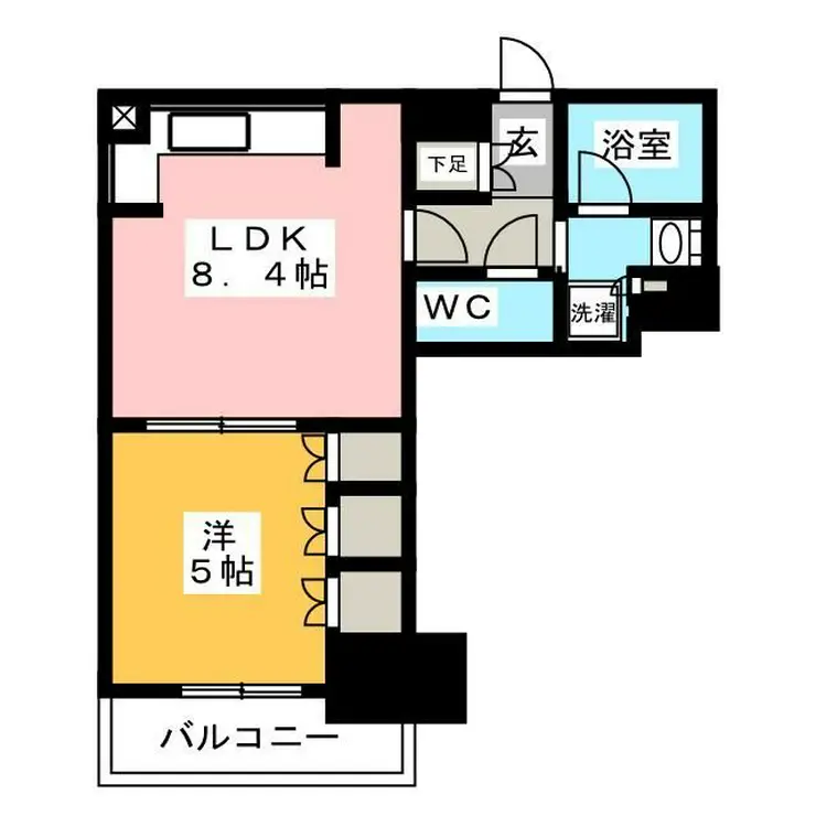 パークアクシス上野三丁目 11階階 間取り