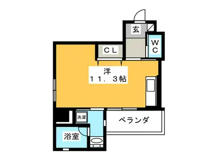日商三島ビル(ワンルーム/5階)の間取り写真