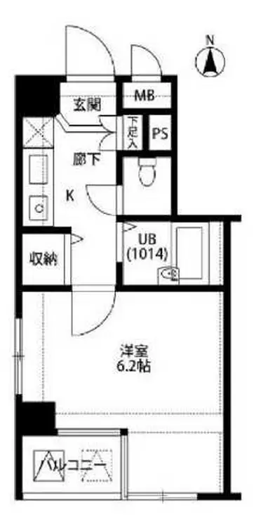 プレール新宿落合 4階階 間取り