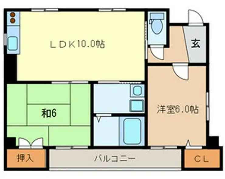 ブルーコート 5階階 間取り