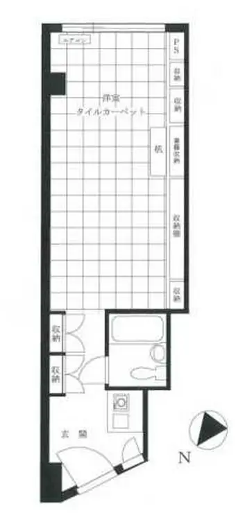 ニューステイトメナー 12階階 間取り
