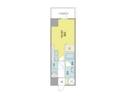 ベレーサ築地口ステーションタワ(ワンルーム/5階)の間取り写真