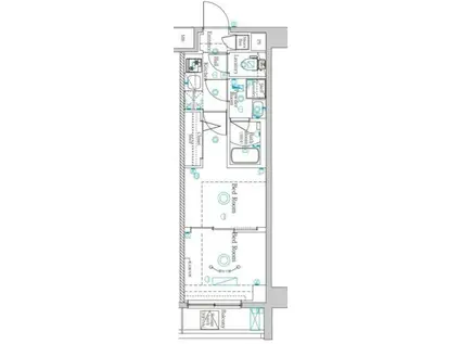 ラフィスタ蒲田南II(2K/4階)の間取り写真