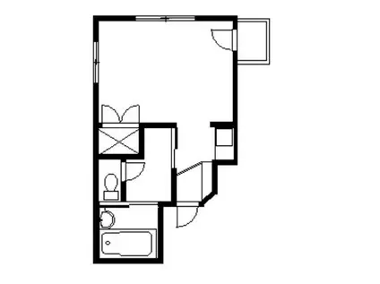 アックス横浜M・M(ワンルーム/4階)の間取り写真