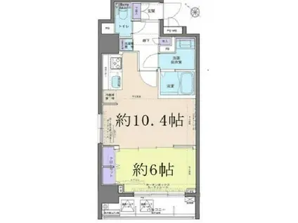 アイル東京向島弐番館(1LDK/9階)の間取り写真