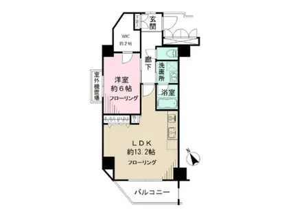 ニューハイム上板橋(1SLDK/6階)の間取り写真