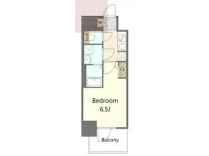 S-RESIDENCE高井田BELETA(1K/11階)の間取り写真