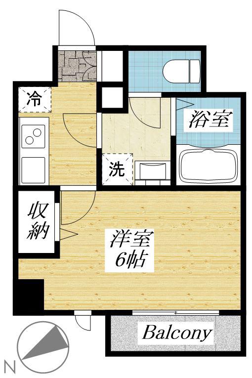NーSTAGE TOYODA(1K/10階)の間取り写真
