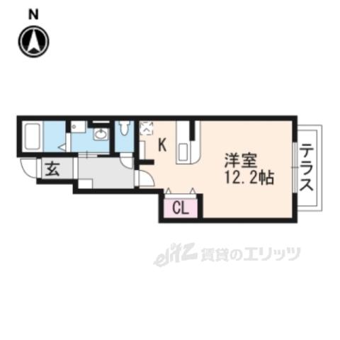 アニメート SHINO(ワンルーム/1階)の間取り写真
