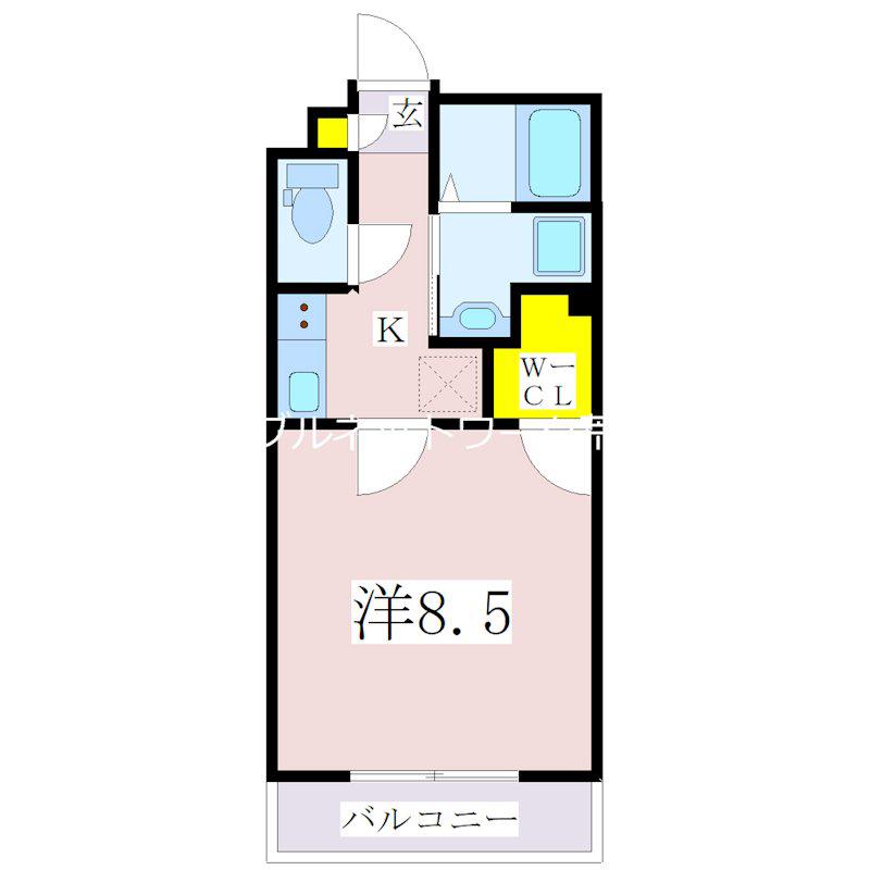 YSBLD.22(1K/5階)の間取り写真