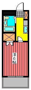 ローレルハイツ(1K/3階)の間取り写真