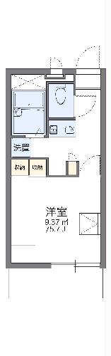 レオパレス香住(1K/3階)の間取り写真
