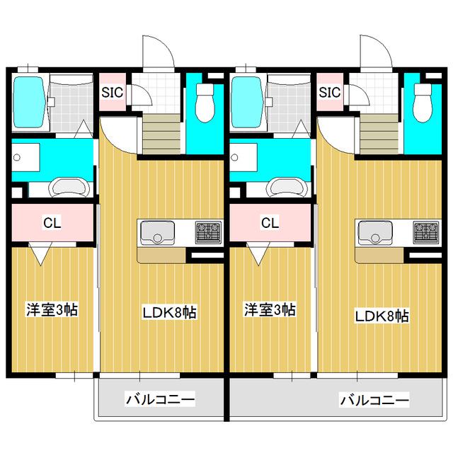 NATURA(1LDK/3階)の間取り写真