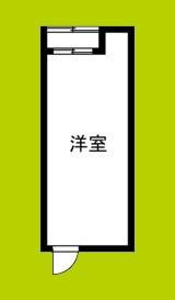 かなめアパート(ワンルーム/3階)の間取り写真